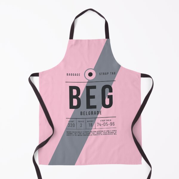 Item preview, Luggage Tag E - BEG Belgrade Serbia designed and sold by VoodooCircus.