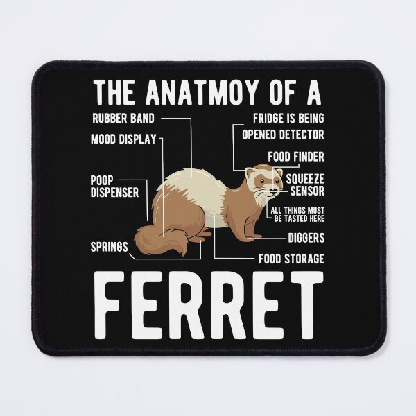 Item preview, Ferret Anatomy Funny Animal Lover Furry Wildlife Gift designed and sold by haselshirt.