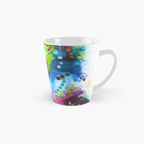 A Robin in Blooms Tall Mug