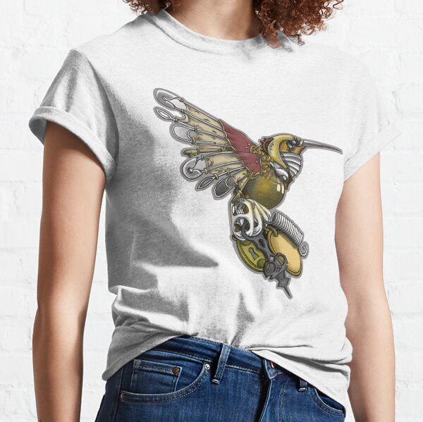 Time Is Fleeting: Steampunk Hummingbird Classic T-Shirt