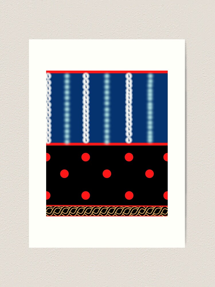 Maasai Shuka Inspired Art Print for Sale by exotikcocotte