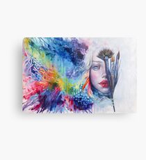 Coralized Metal Print