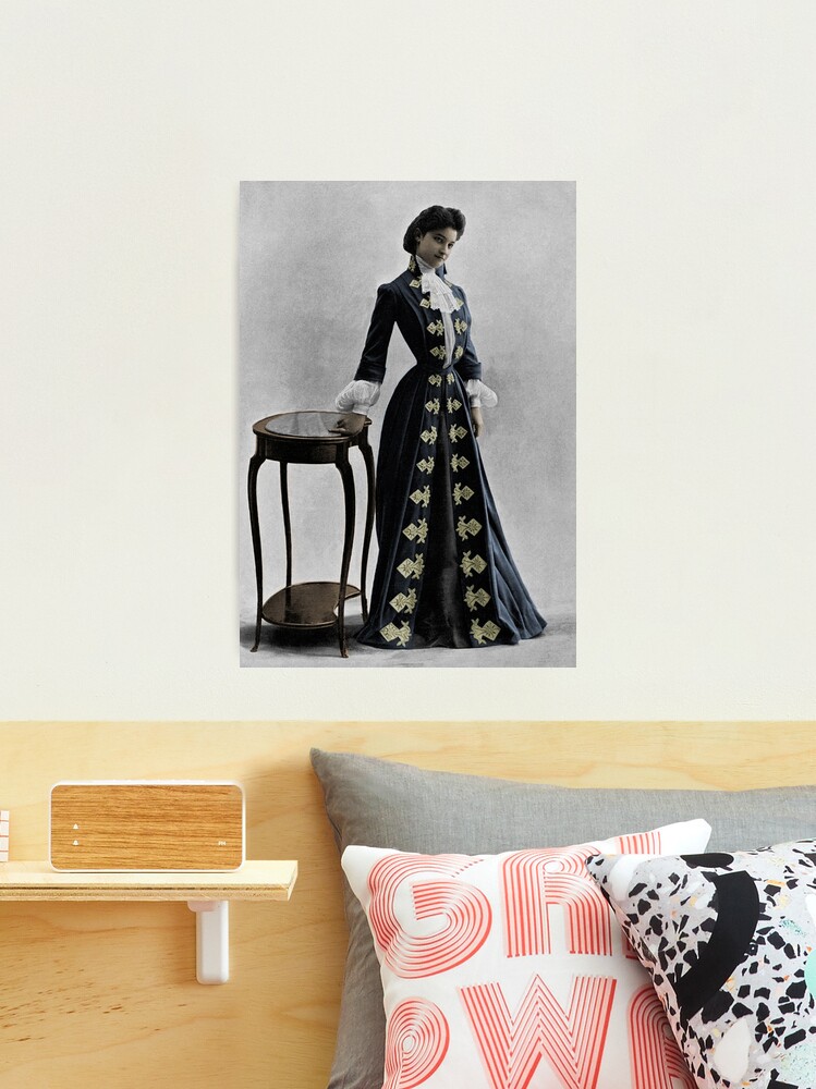 Edwardian Fashion Poster for Sale by princessbunhead