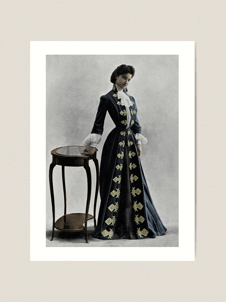 Edwardian Fashion Art Print for Sale by princessbunhead