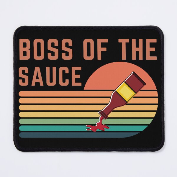 Item preview, Boss of the Sauce - Funny BBQ designed and sold by MacAndMoose.