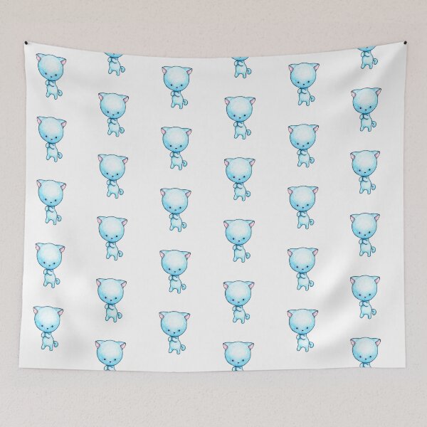 Item preview, Cute Blue Cat designed and sold by Halcart.