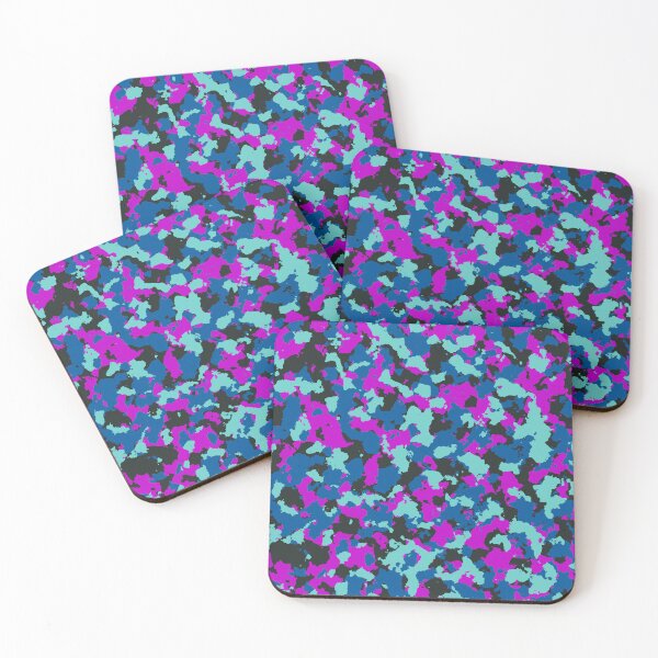 Item preview, Purple Aqua Camouflage  designed and sold by Tshirtstory.