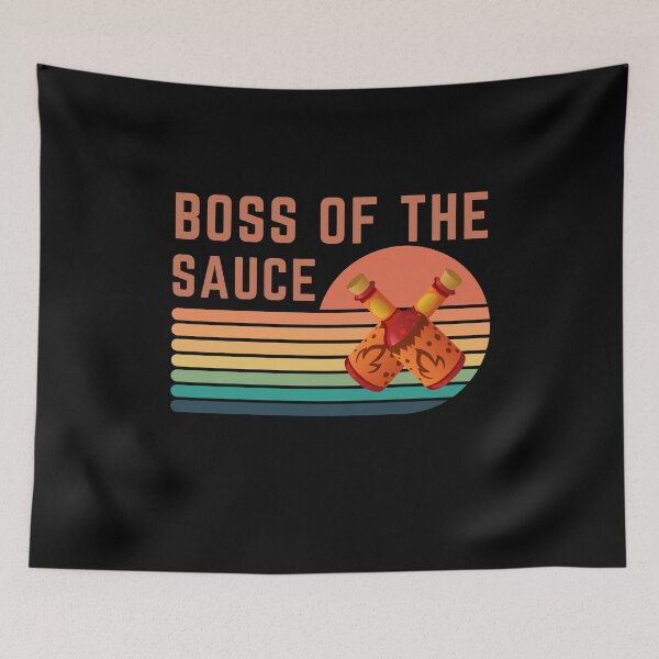 Item preview, Boss of the Sauce - Funny BBQ designed and sold by MacAndMoose.