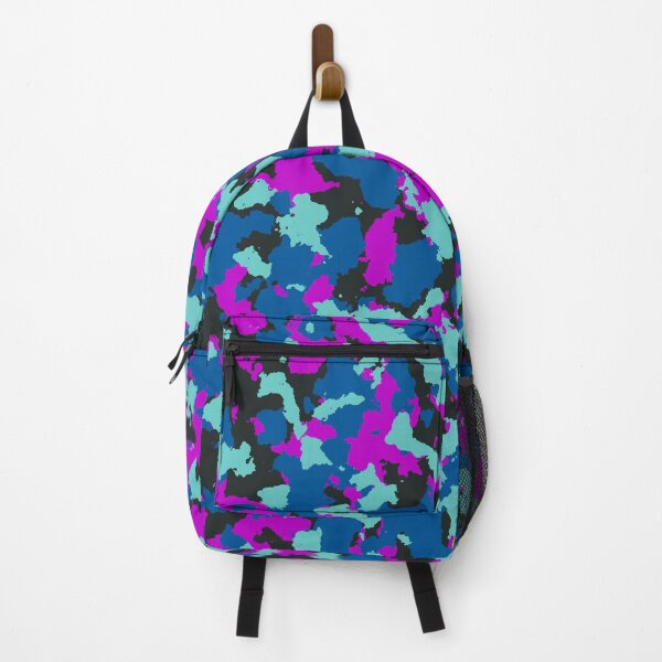 Item preview, Purple Aqua Camouflage designed and sold by Tshirtstory.