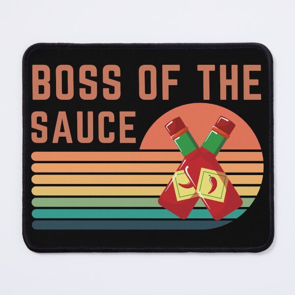 Item preview, Boss of the Sauce - Funny BBQ designed and sold by MacAndMoose.