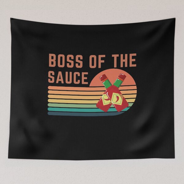 Item preview, Boss of the Sauce - Funny BBQ designed and sold by MacAndMoose.