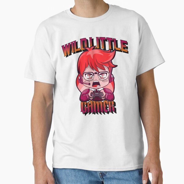 WILD LITTLE GAMER Redhead gamer boy with glasses Classic T-Shirt