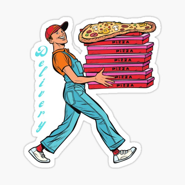 Oven Fresh Pizza Sticker for Sale by TeeArcade84