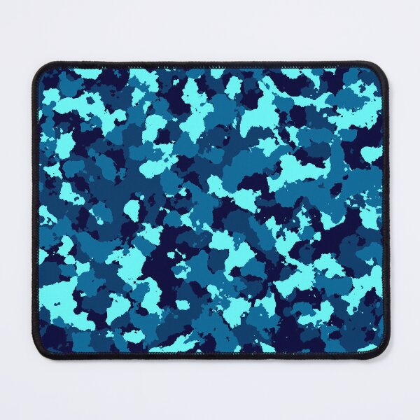 Item preview, Blue Turquoise Camouflage designed and sold by Tshirtstory.