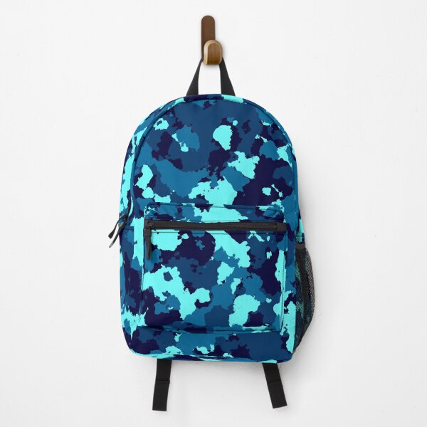 Item preview, Blue Turquoise Camouflage designed and sold by Tshirtstory.