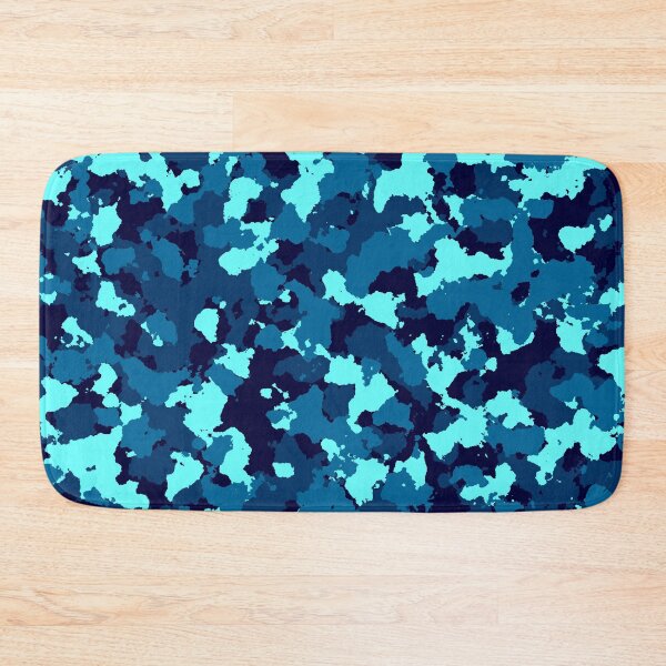 Item preview, Blue Turquoise Camouflage  designed and sold by Tshirtstory.