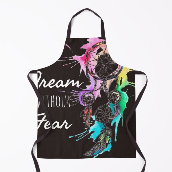 Item preview, Colorful dream catcher Dream without fear (in white) designed and sold by seanmi.