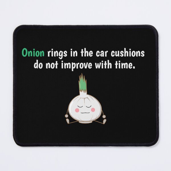 Item preview, Onion Rings In The Car Cushions Vegetable Shirt Funny Gift Tee designed and sold by haselshirt.