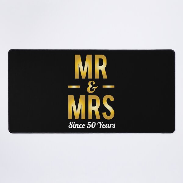 Item preview, Wedding Anniversary Mr And Mrs Since 50 Years Gift designed and sold by haselshirt.