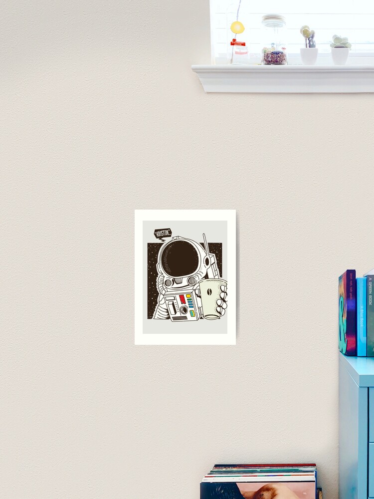 Houston We have a Coffee!  Sticker for Sale by kdigraphics