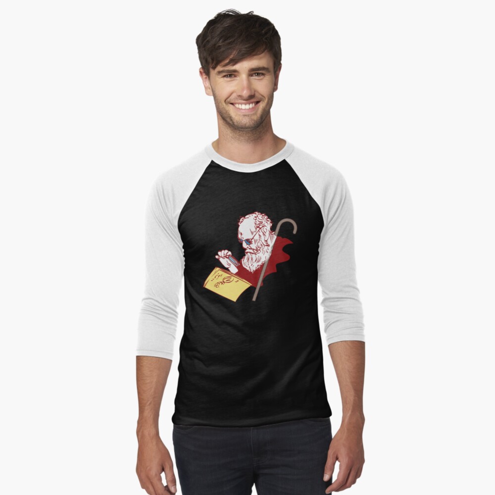 Item preview, Baseball ¾ Sleeve T-Shirt designed and sold by alltheprints.