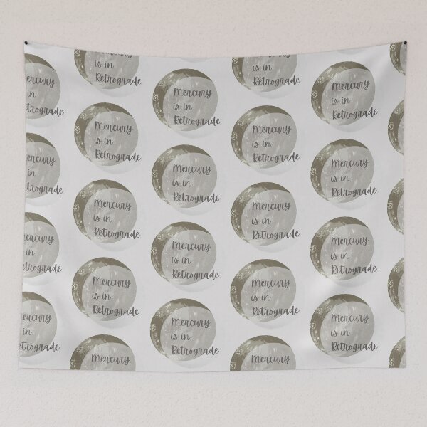 Item preview, Mercury is in Retrograde designed and sold by Sydie Studio.