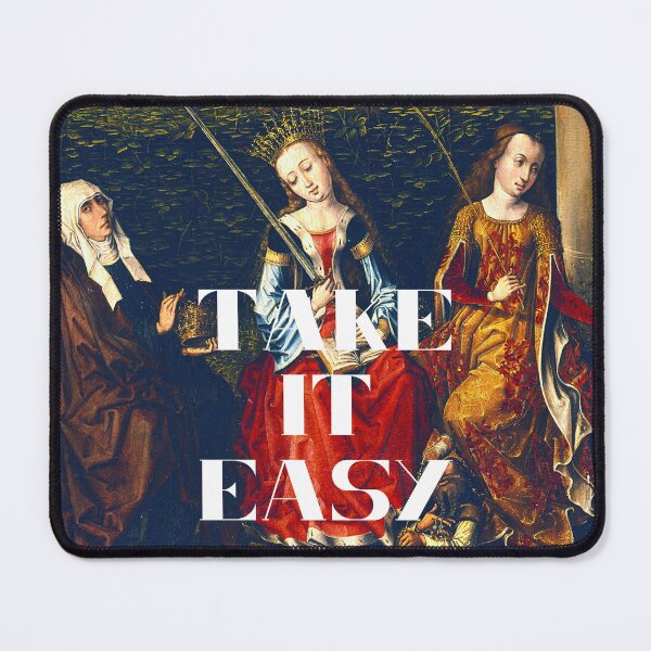 Item preview, Take it Easy - Female Christian icons designed and sold by Shifa19.