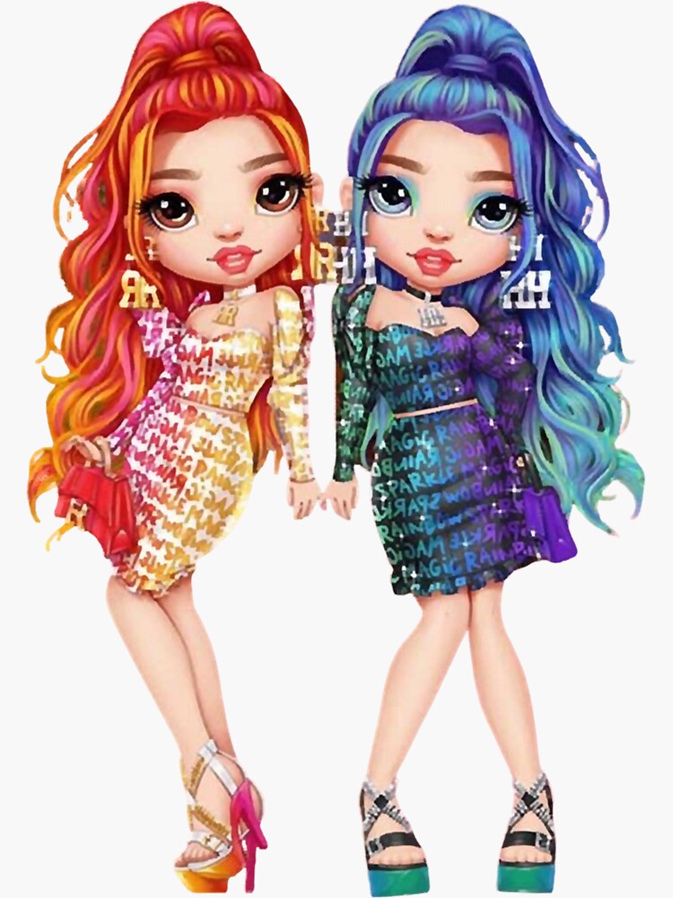 "rainbow high dolls" Sticker by Florencehaw | Redbubble