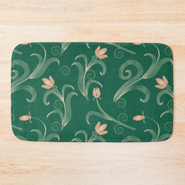 Item preview, Abstract golden leaves flowers and buds designed and sold by ReflectedCrafts.