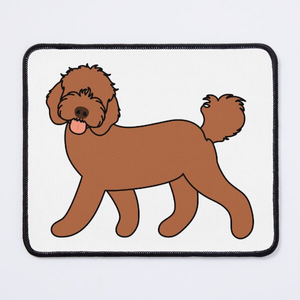 Item preview, Cute Red Cockapoo Cavapoo Cavoodle Dog designed and sold by Lulupainting.