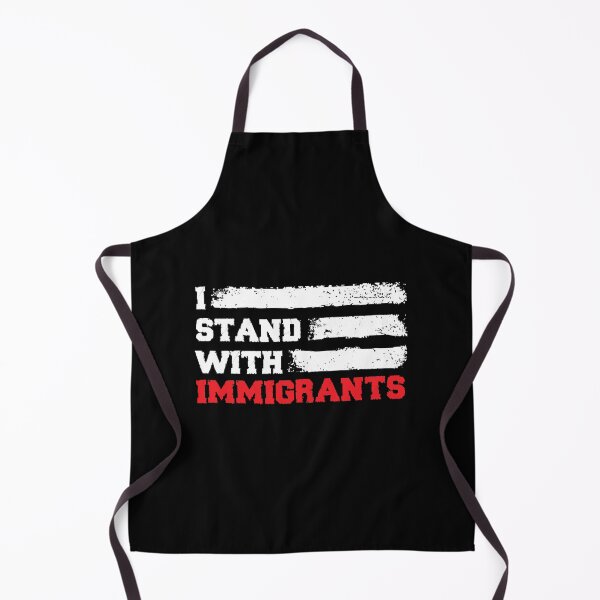 Item preview, Estoy con los inmigrantes T Shirt USA Flag country designed and sold by April Legros.