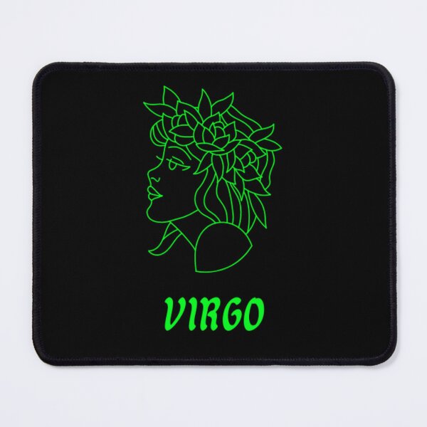 Item preview, Green Virgo maiden designed and sold by Wavytarot.
