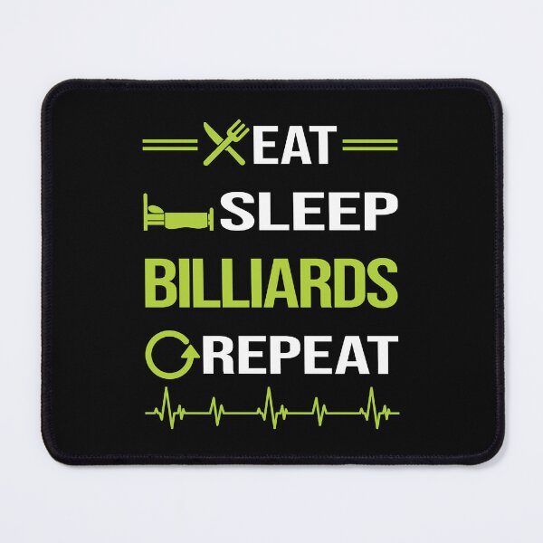 Artikelvorschau, Lustig Eat Sleep Repeat Billard entworfen und verkauft von HappyTshirt1239.