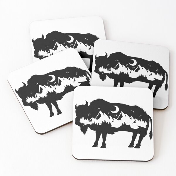 Item preview, Bison | Mountains  | Camping | Hiking | Outdoors | Rock Climbing  designed and sold by Ravenvine.