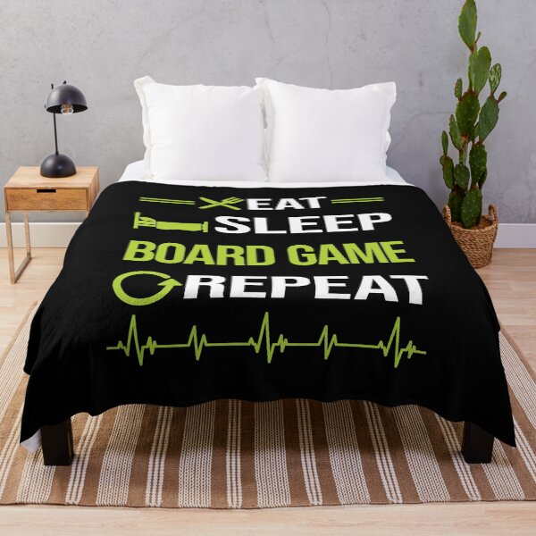 Item preview, Funny Eat Sleep Repeat Board Games designed and sold by HappyTshirt1239.