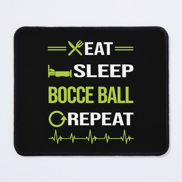 Item preview, Funny Eat Sleep Repeat Bocce Ball Bocci Boccie designed and sold by HappyTshirt1239.