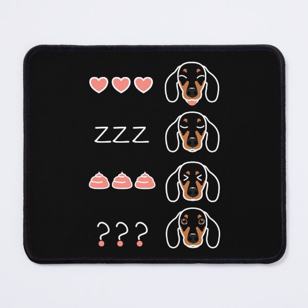 Item preview, Dachshund Sausage Dog Emoji designed and sold by Lulupainting.
