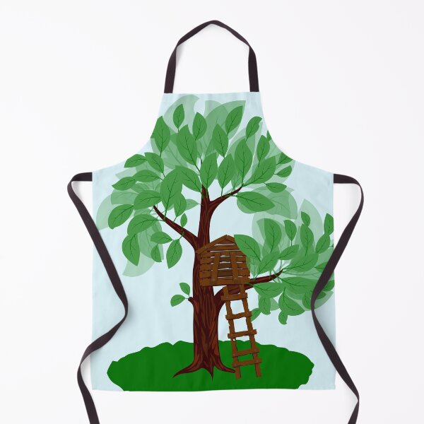 Item preview, Wooden house on a green tree designed and sold by ReflectedCrafts.