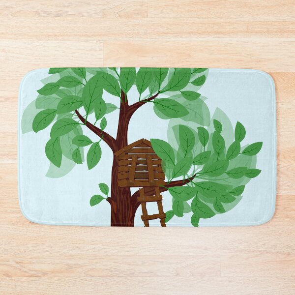 Item preview, Wooden house on a green tree  designed and sold by ReflectedCrafts.