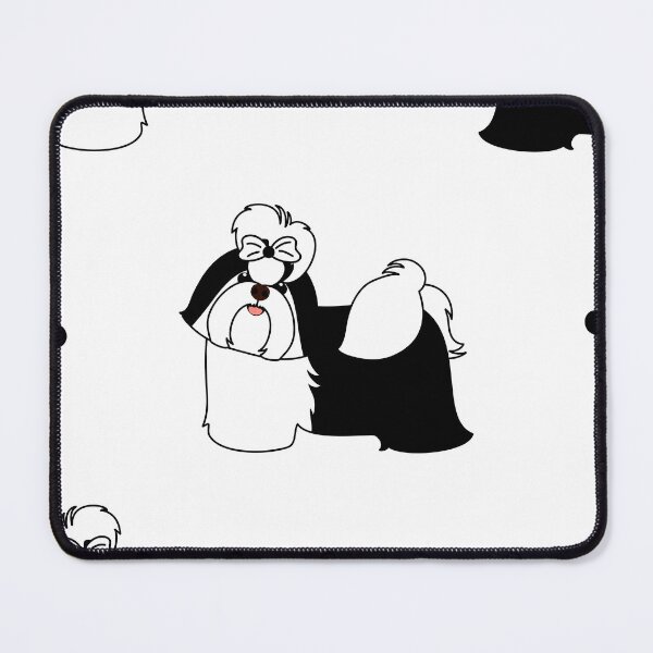 Item preview, Black and White Shih Tzu designed and sold by Lulupainting.