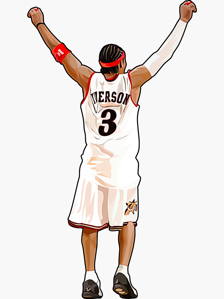 Allen Iverson Allen Iverson Allen Iversonnn Sticker