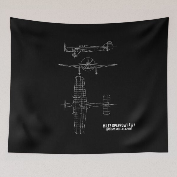 Item preview, Miles M.5 Sparrowhawk Aircraft Blueprint designed and sold by PodiShawna.