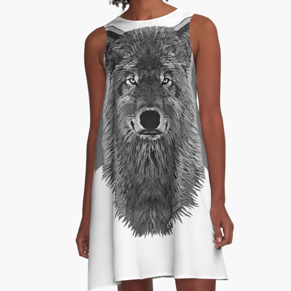 WOLF GREY A-Linien Kleid