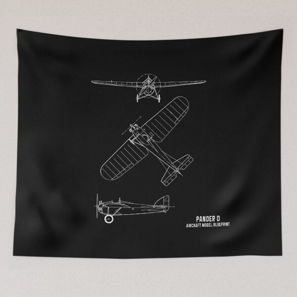 Item preview, Pander D Aircraft Blueprint designed and sold by PodiShawna.