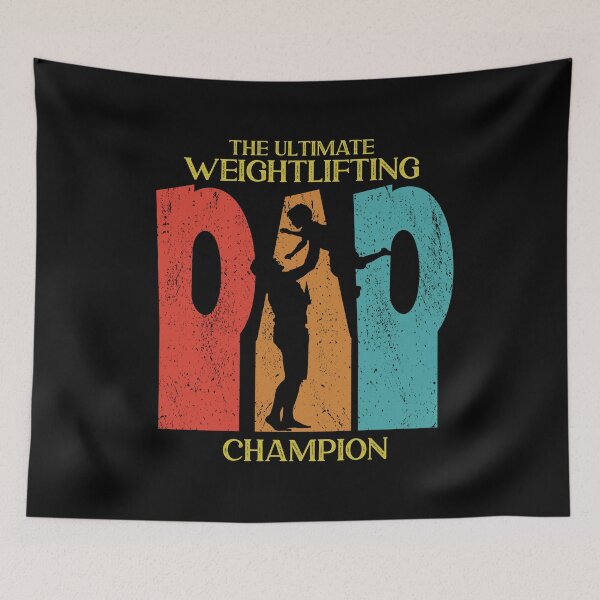 Item preview, Mens Ultimate Weight Lifting Champion, Funny Dad Workout design designed and sold by Merchking1.
