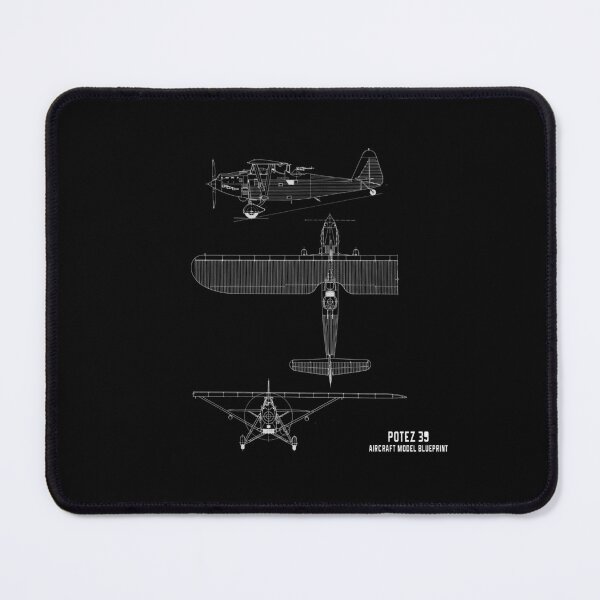 Item preview, Potez 39 Aircraft Blueprint designed and sold by PodiShawna.