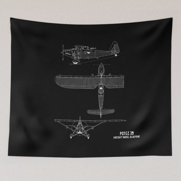 Item preview, Potez 39 Aircraft Blueprint designed and sold by PodiShawna.