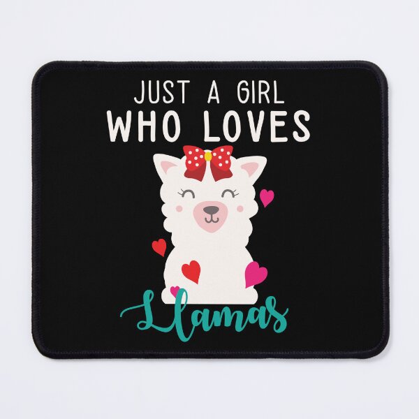 Item preview, Just A Girl Who Loves Llama Animal Lover Gift designed and sold by haselshirt.