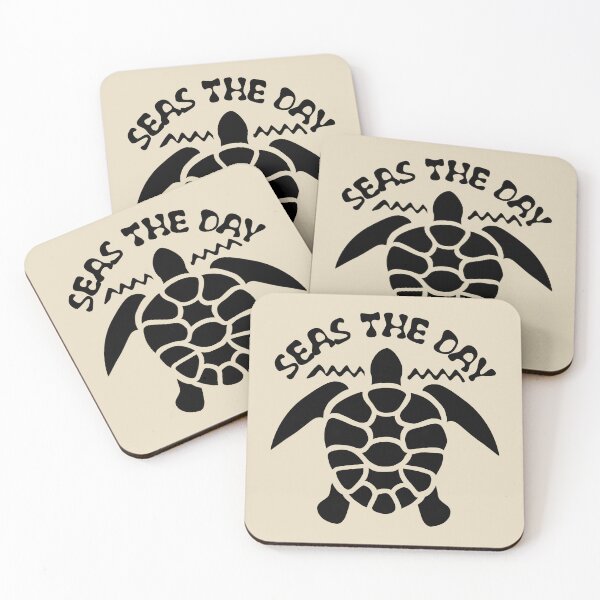 Item preview, Seas The Day | Sea Turtle Silhouette designed and sold by TMBTM.