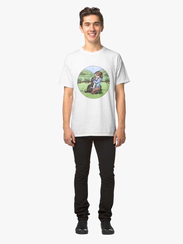 Alternate view of Collie Love Classic T-Shirt